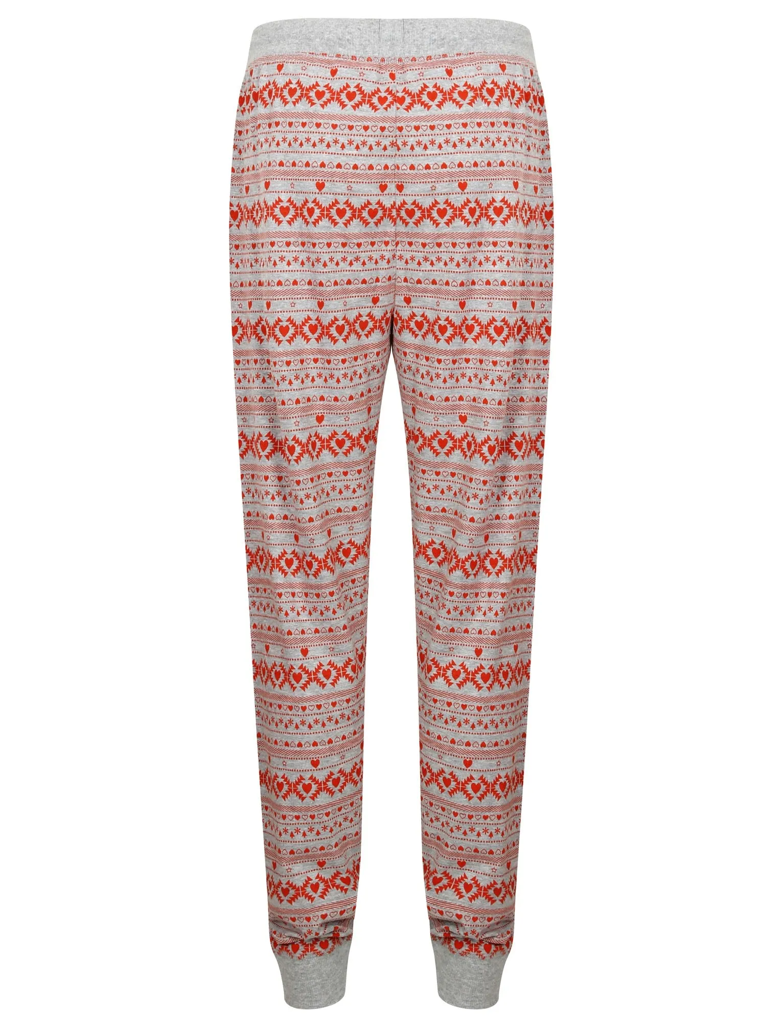 Aurora Fairisle Print 2pcs Lounge Set in Tokyo Red - Tokyo Laundry