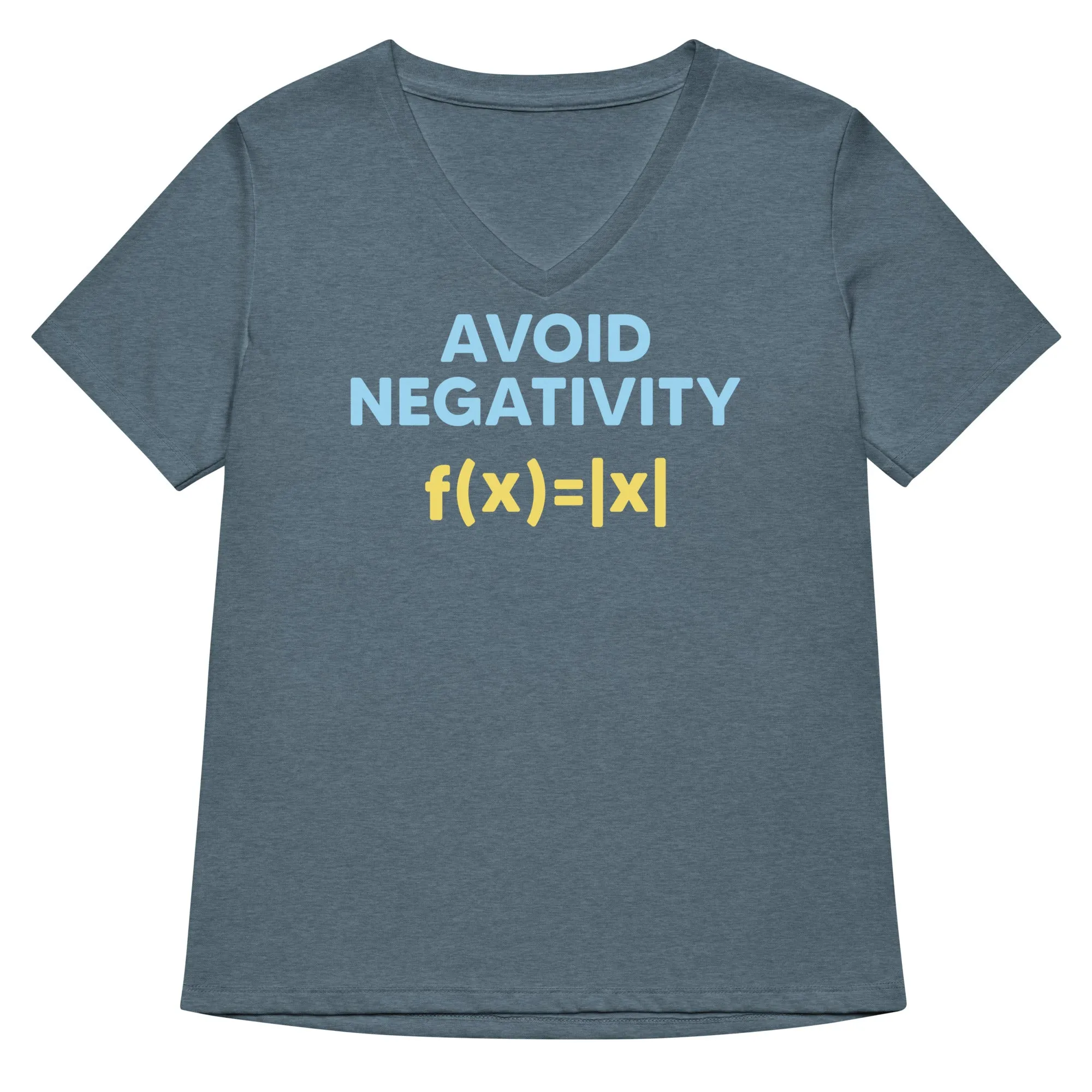 Avoid Negativity Women's V-Neck Tee
