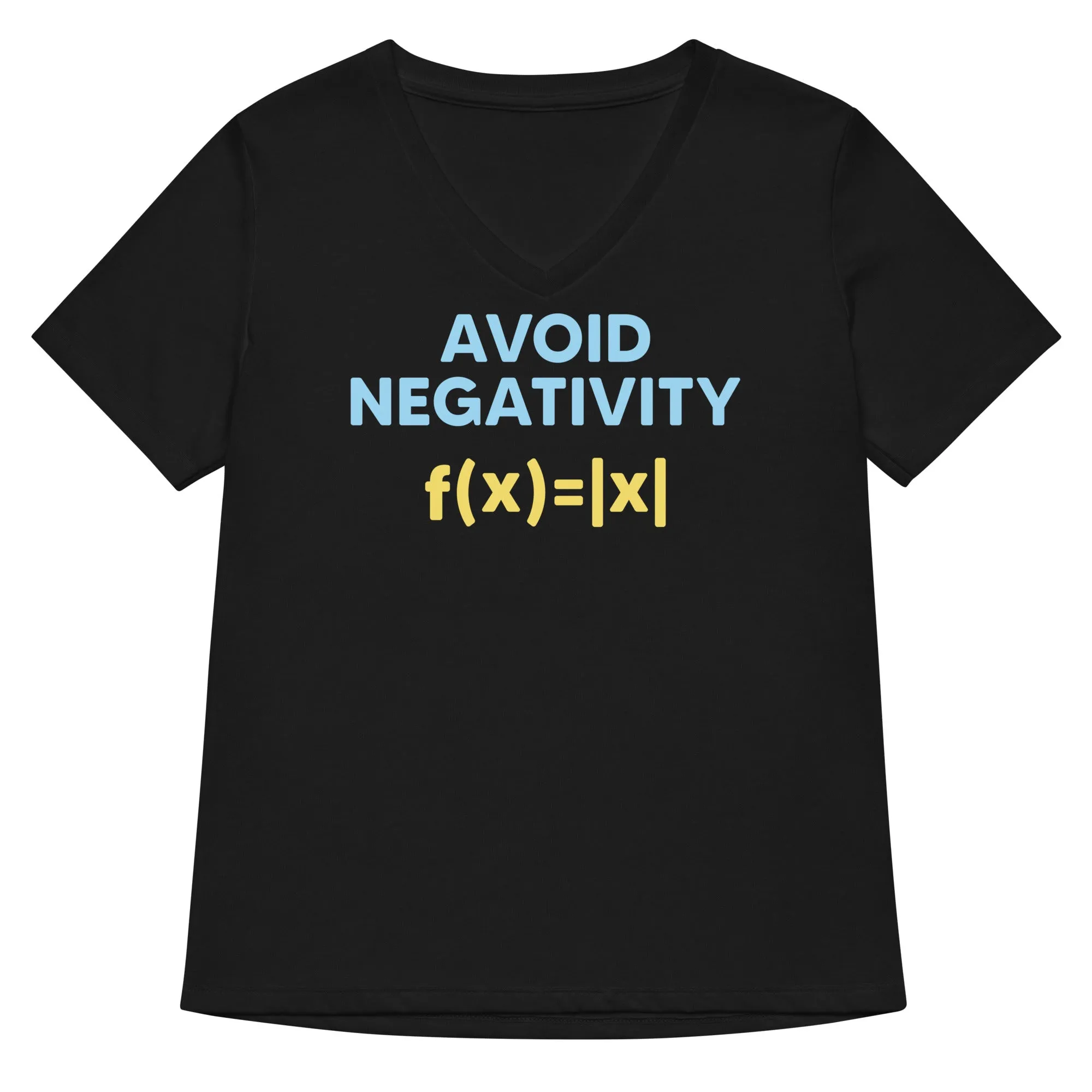 Avoid Negativity Women's V-Neck Tee