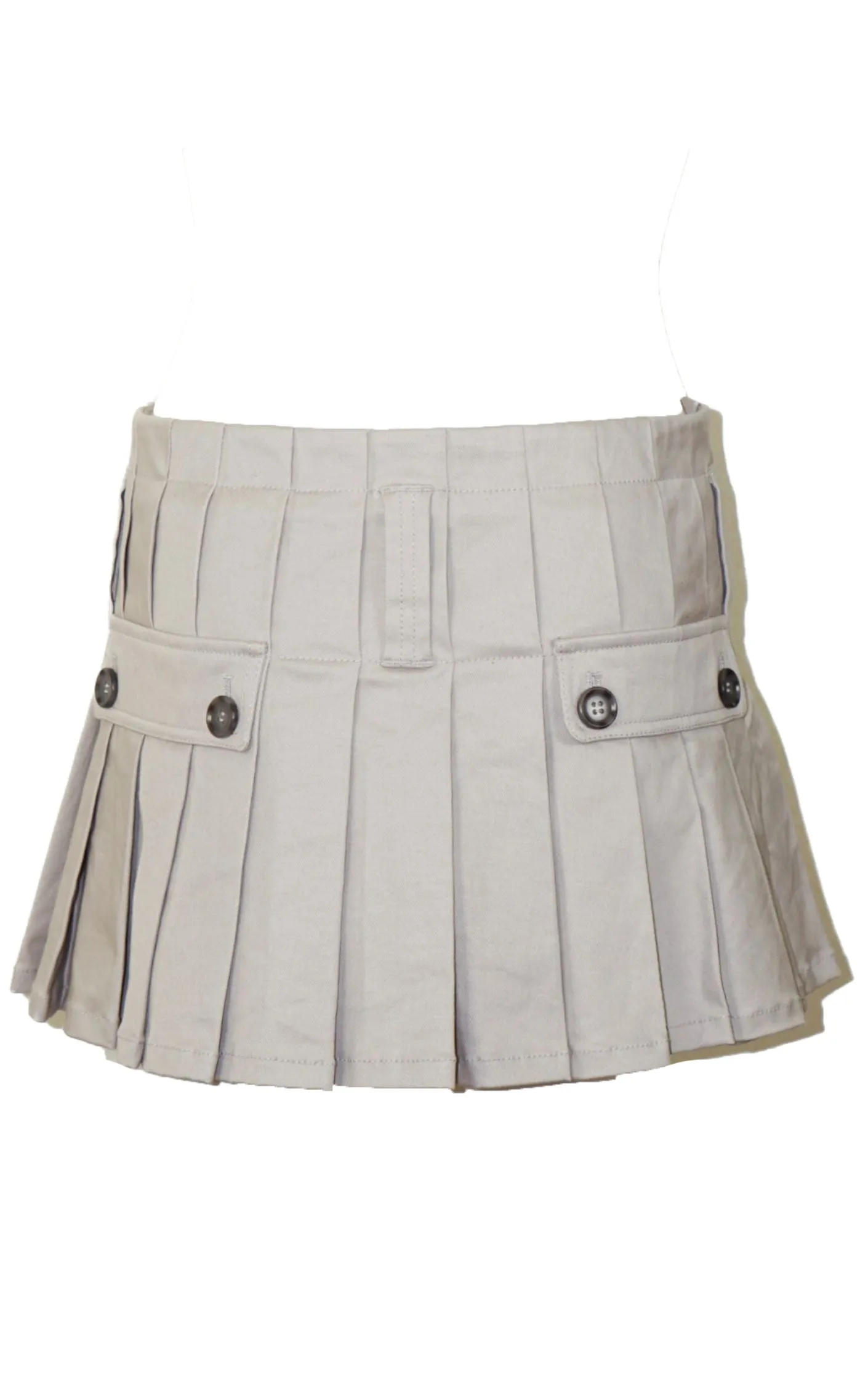 AYA MUSE Madison Beige Pleated Mini Tennis Skirt