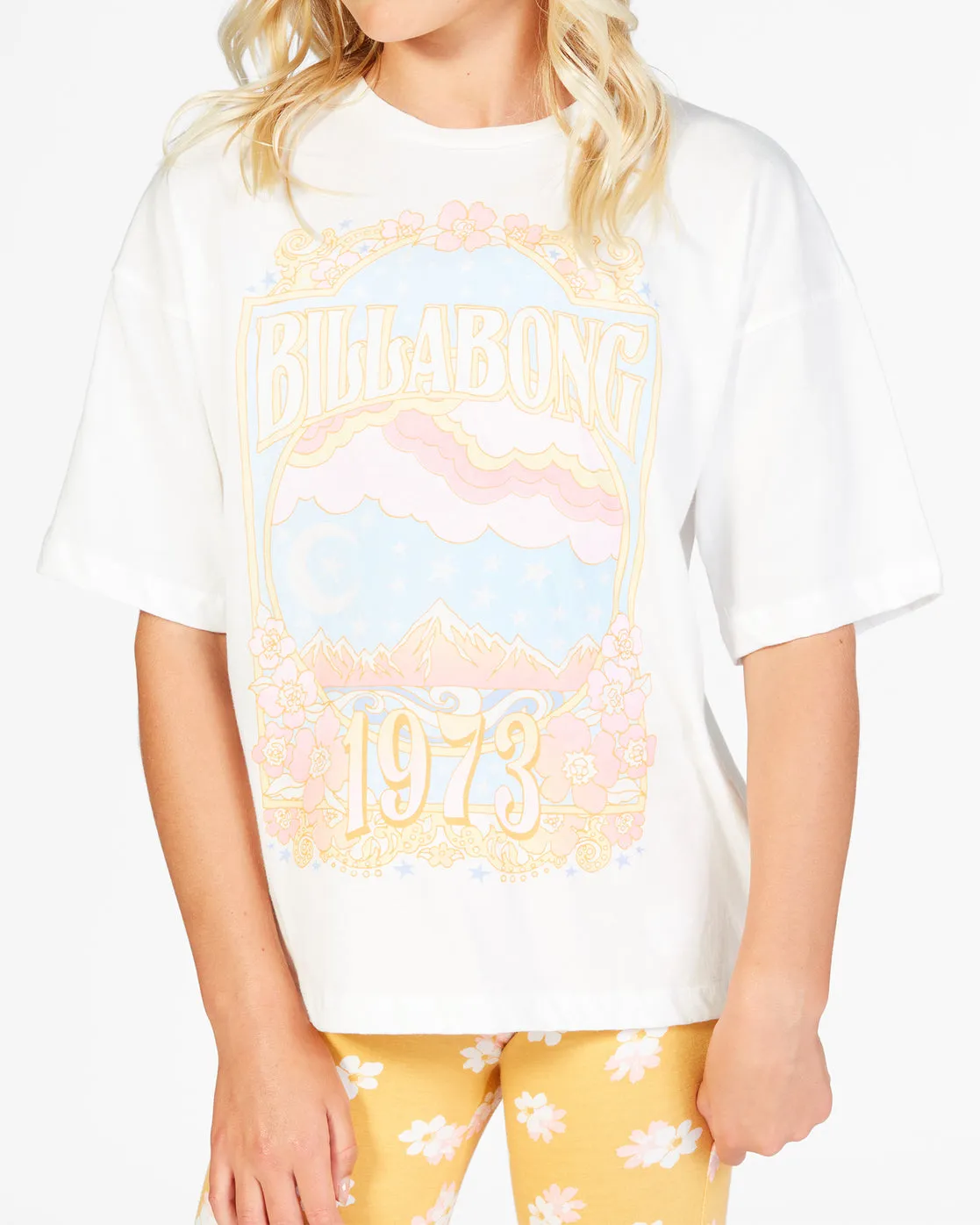 Billabong Believe In Magic Tee-Salt Crystal