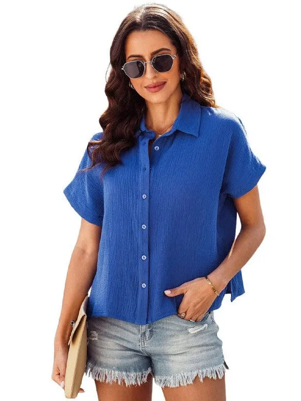 Blue Button-Down Shirt