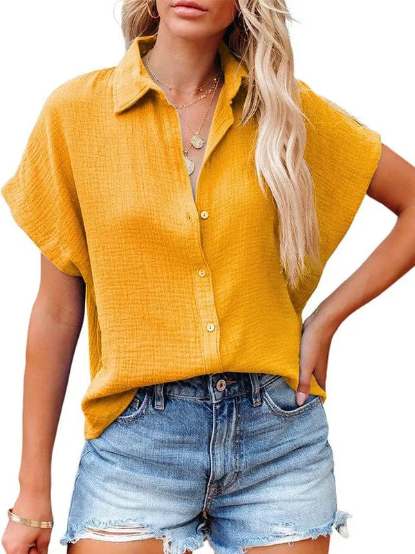 Blue Button-Down Shirt