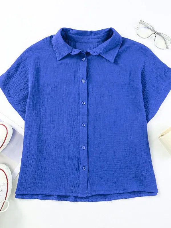 Blue Button-Down Shirt