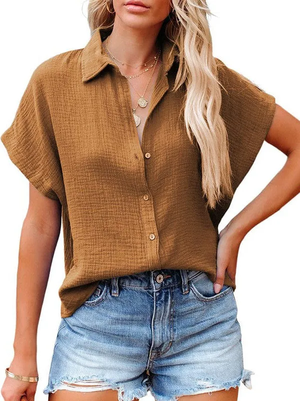 Blue Button-Down Shirt