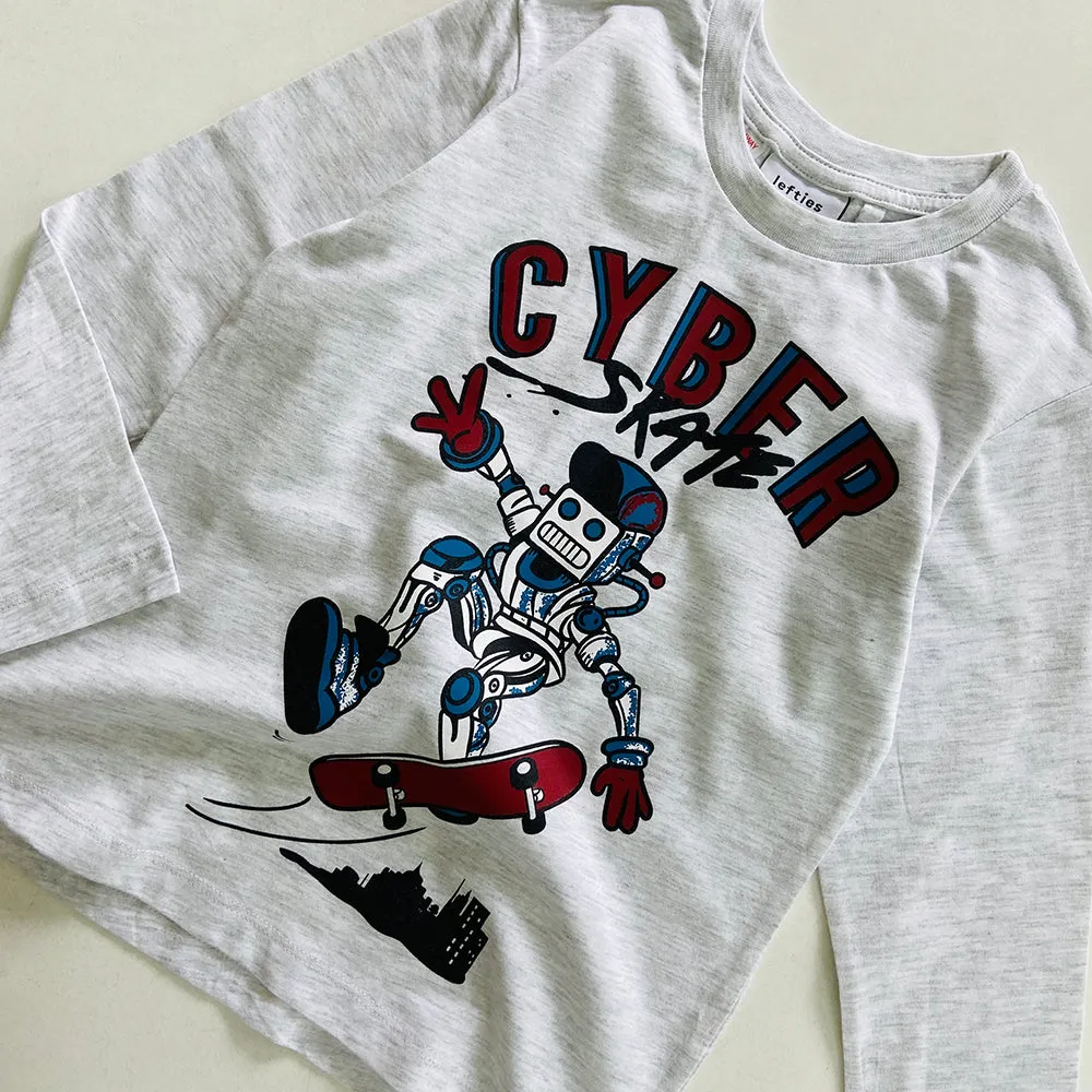 Boys Round Neck Cotton Full Sleeve T-shirt