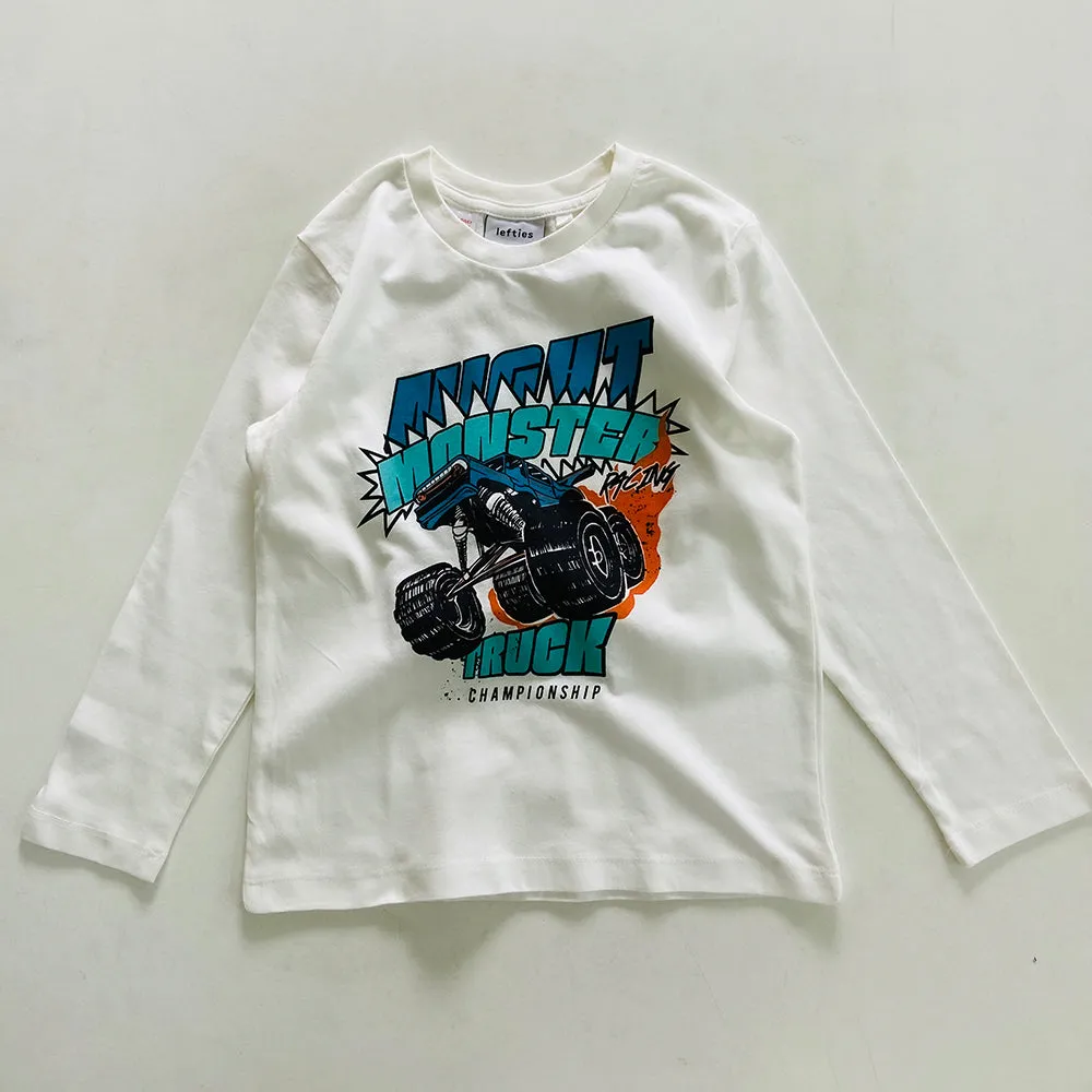 Boys Round Neck Cotton Full Sleeve T-shirt
