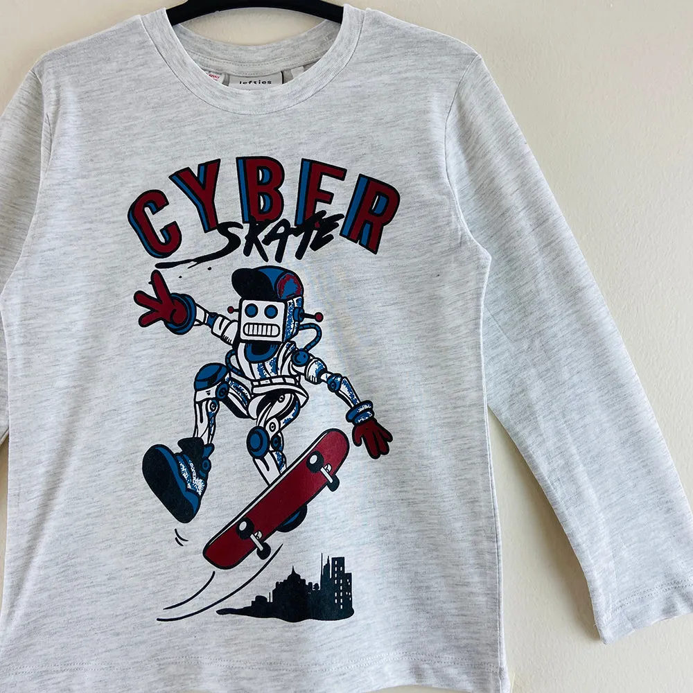 Boys Round Neck Cotton Full Sleeve T-shirt