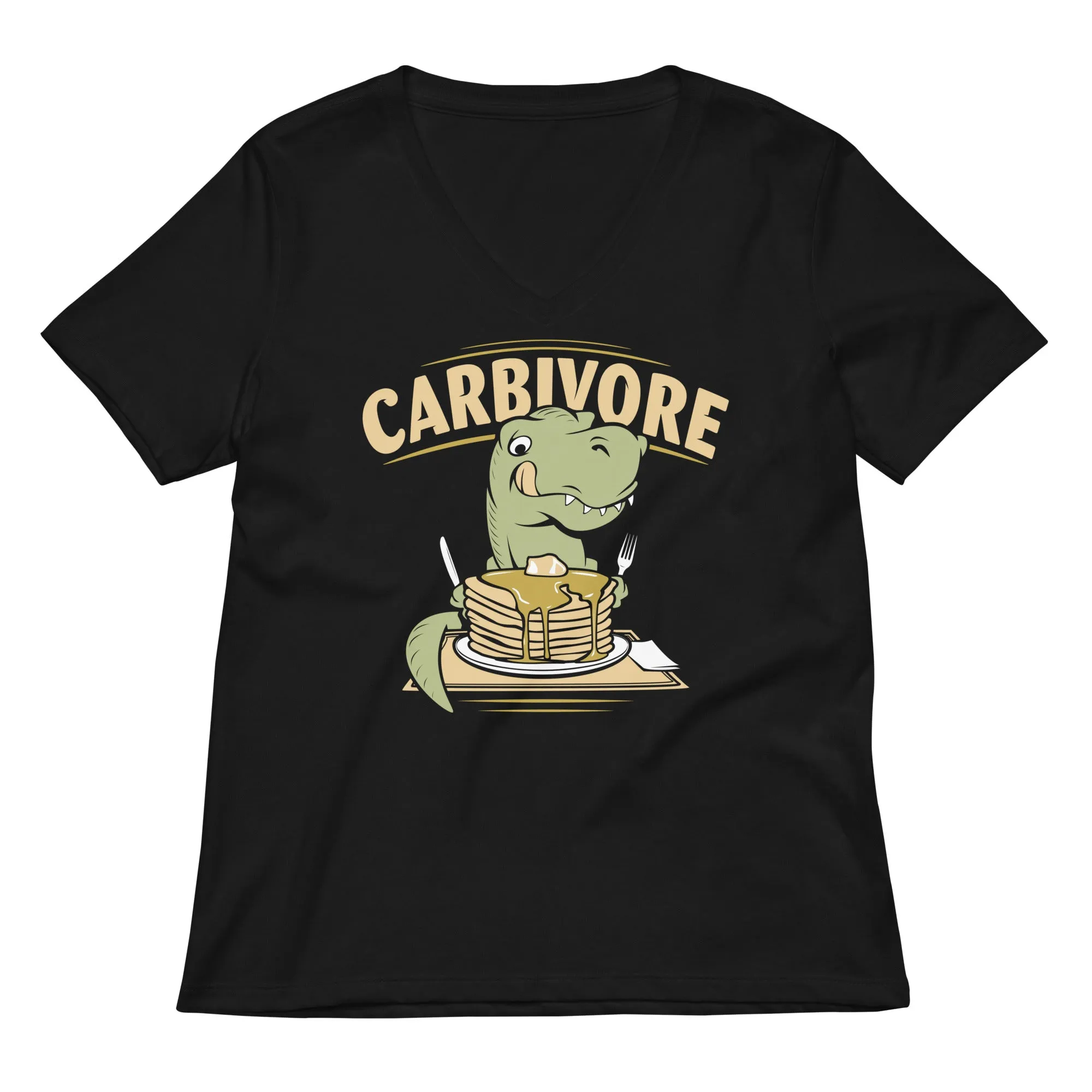 Carbivore Women's V-Neck Tee