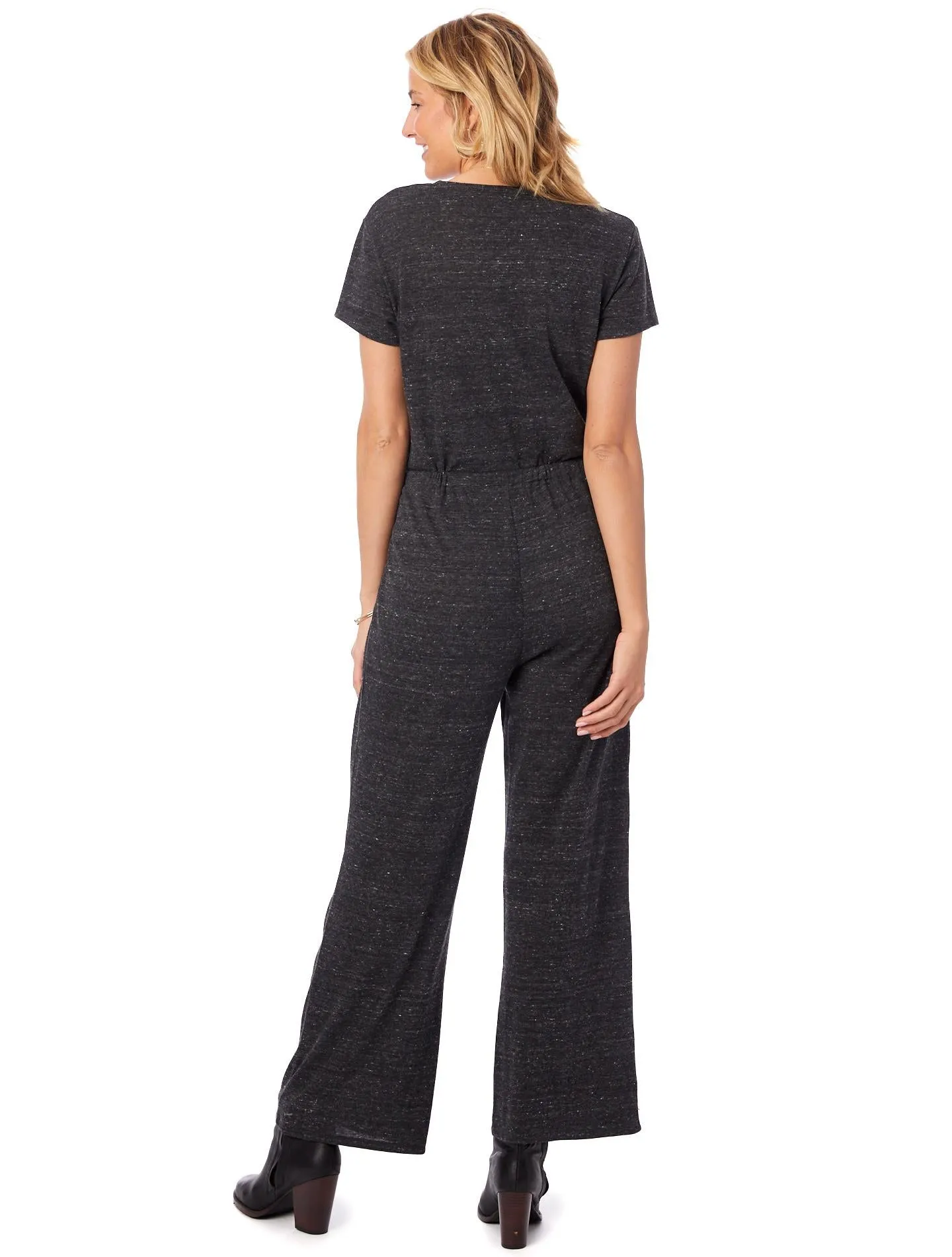 Cross Front Jumpsuit (Black)