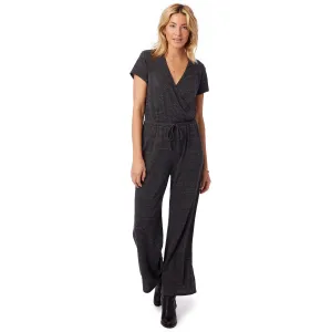Cross Front Jumpsuit (Black)