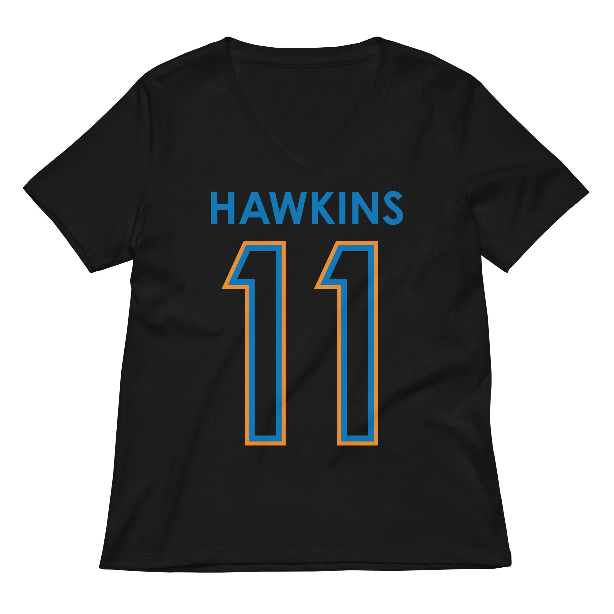 Hawkins 11 Women's V-Neck Tee