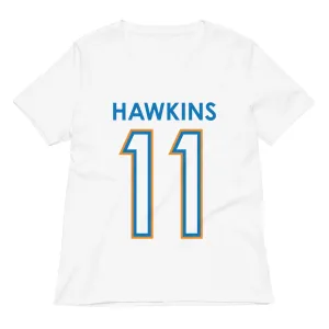 Hawkins 11 Women's V-Neck Tee