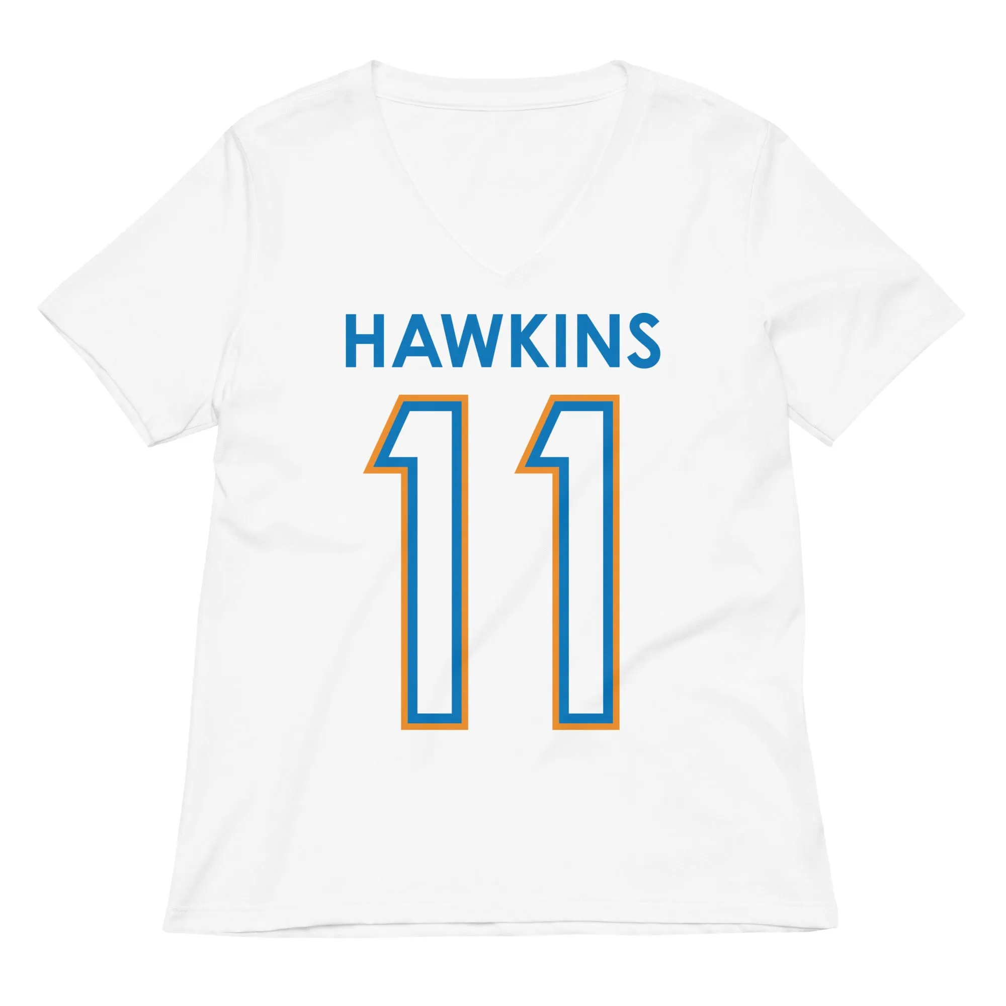 Hawkins 11 Women's V-Neck Tee