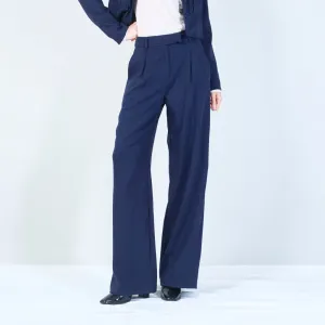 High-waisted wide-leg trousers wholesale