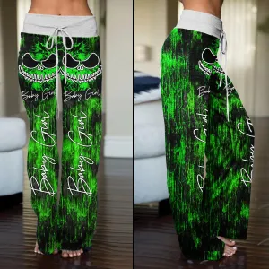 Horror Green Nightmare High-waisted Wide Leg Pants