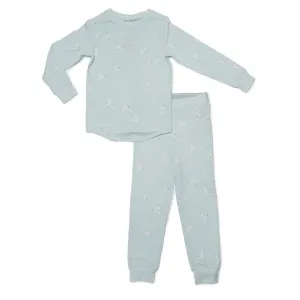 Loulou LOLLIPOP Unisex 2-Piece Pajama Set in Peace Dove
