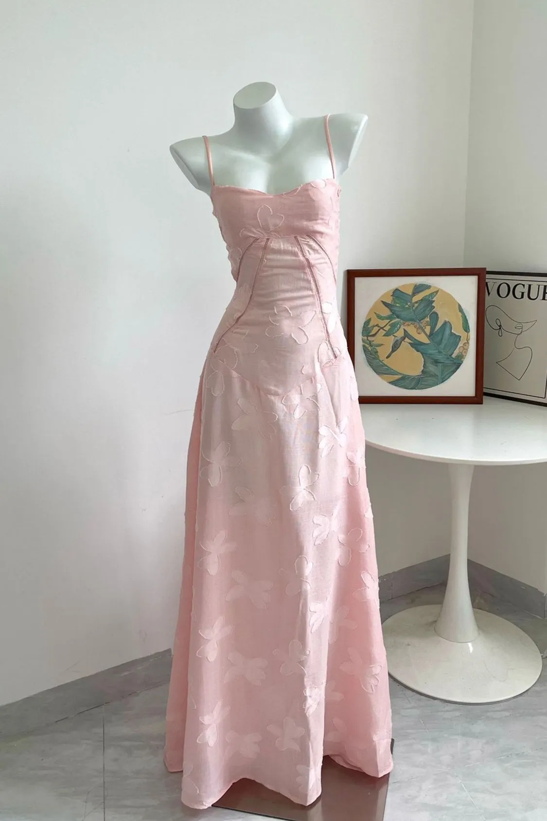 Mermaid Lavender Spaghetti Straps Prom Dress