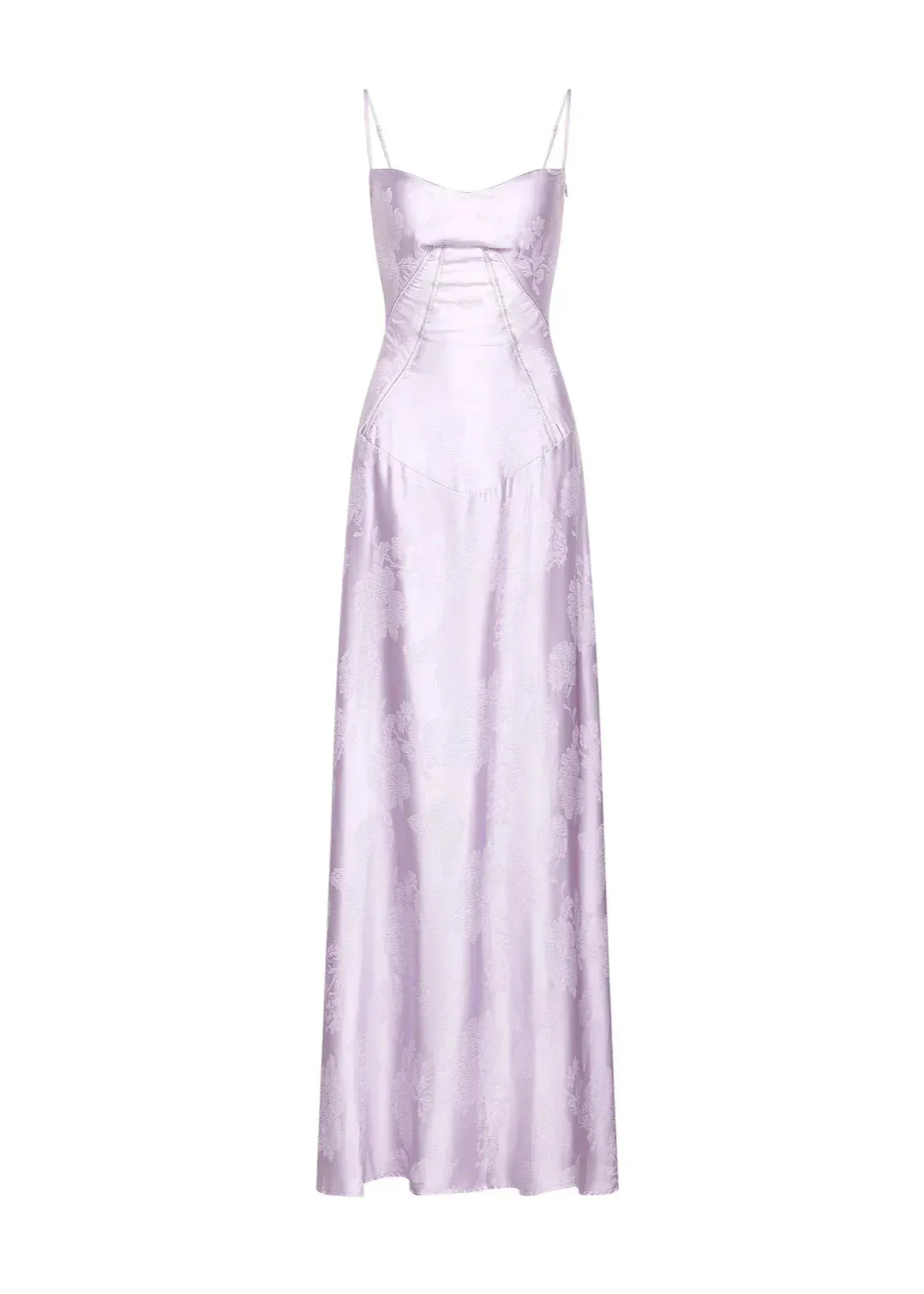 Mermaid Lavender Spaghetti Straps Prom Dress