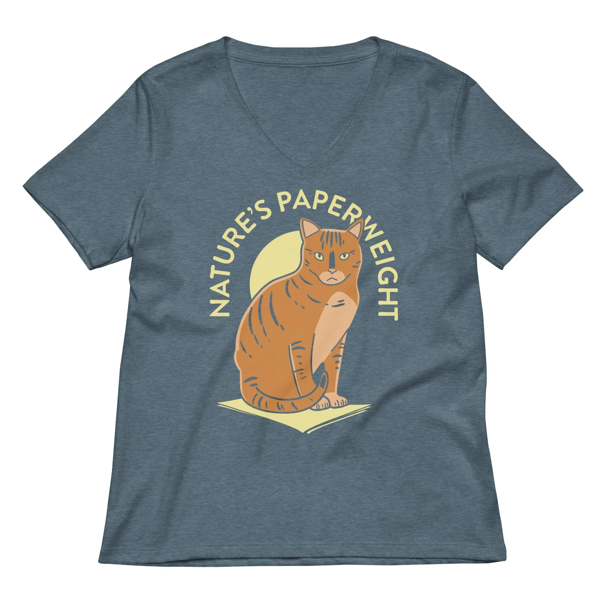 Nature's Paperweight Women's V-Neck Tee