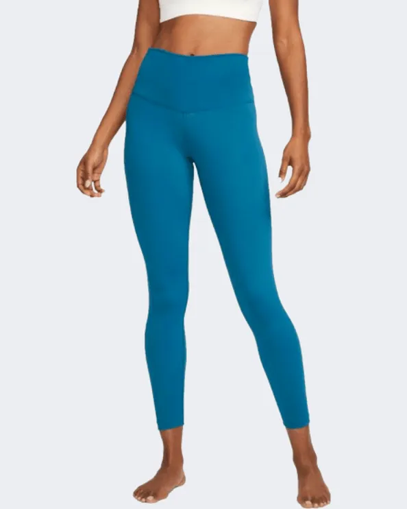Nike Dri-Fit Yoga 7/8 Women Training Tight Blue Dm7023-404