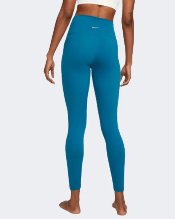 Nike Dri-Fit Yoga 7/8 Women Training Tight Blue Dm7023-404
