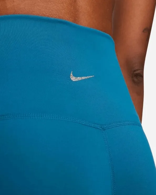 Nike Dri-Fit Yoga 7/8 Women Training Tight Blue Dm7023-404