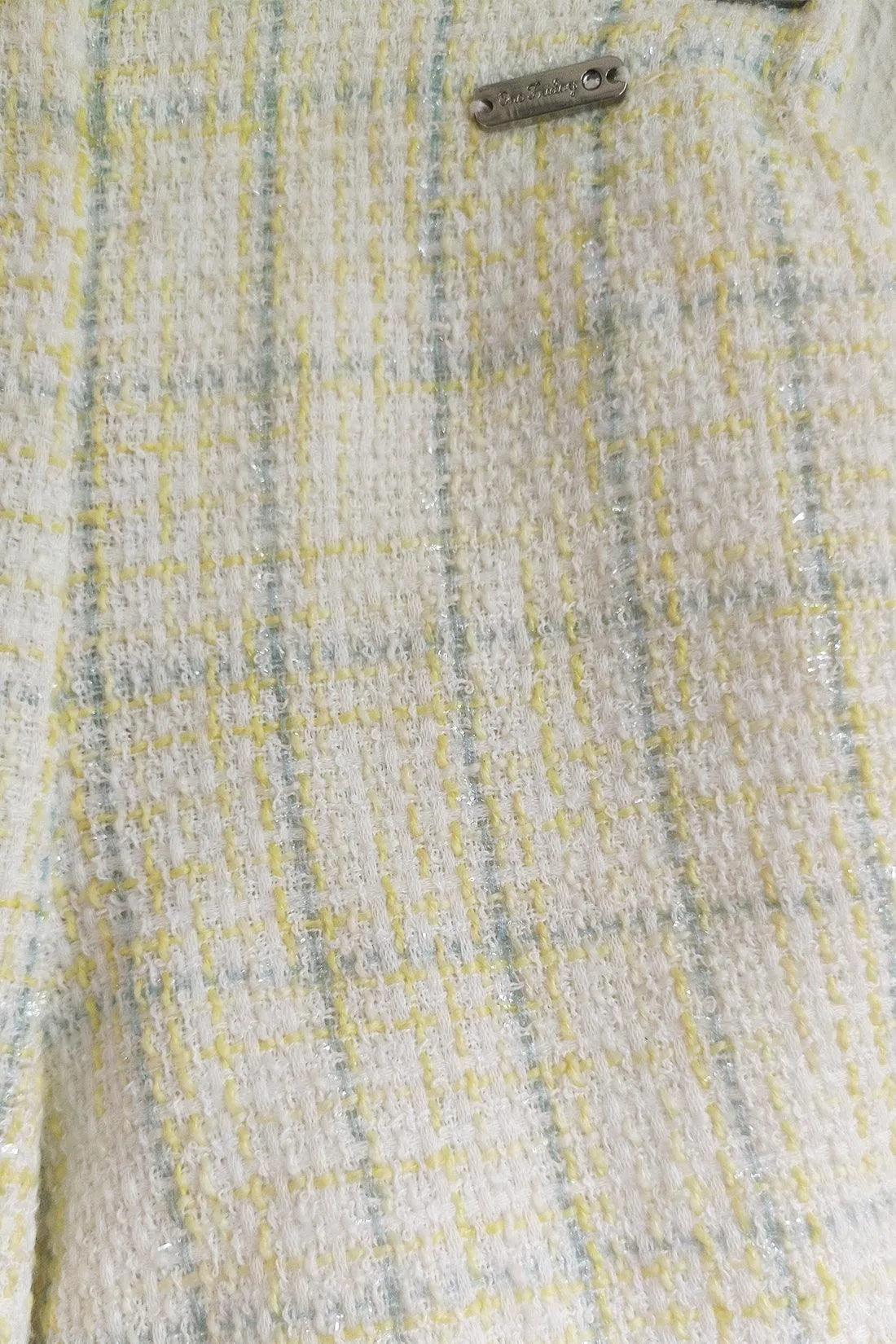 One Friday Lemon Boucle Short