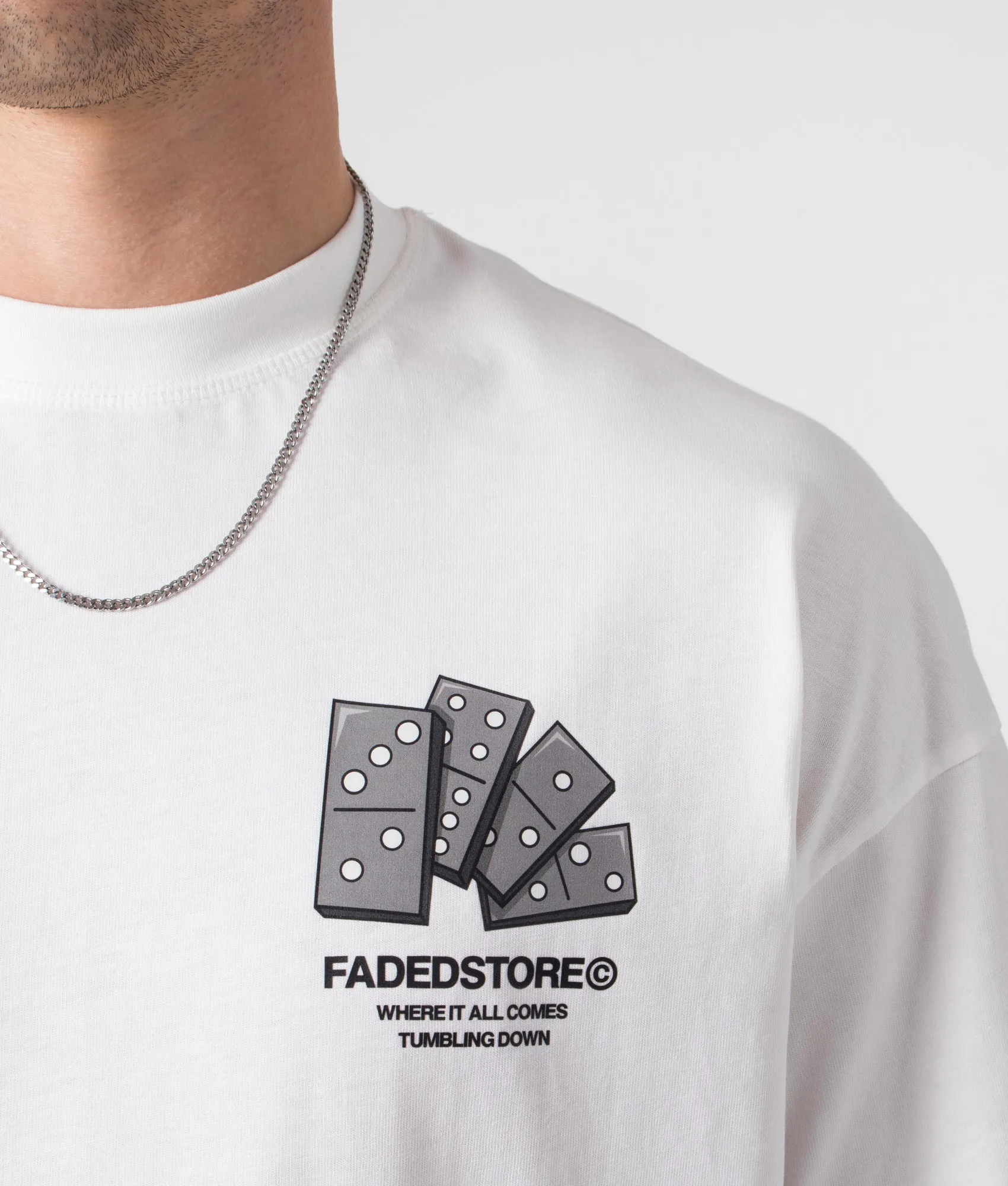 Oversized Fit Domino T-Shirt
