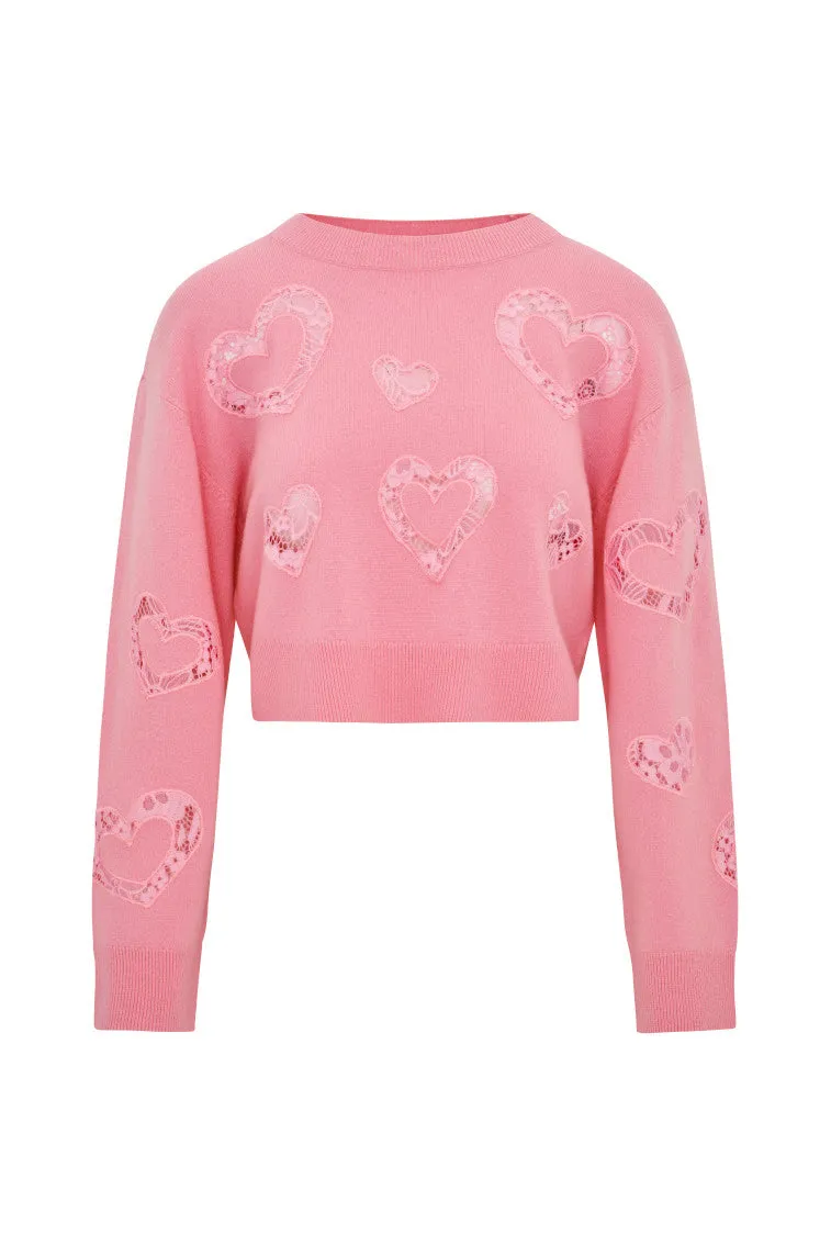 Parson Lace Heart Pullover