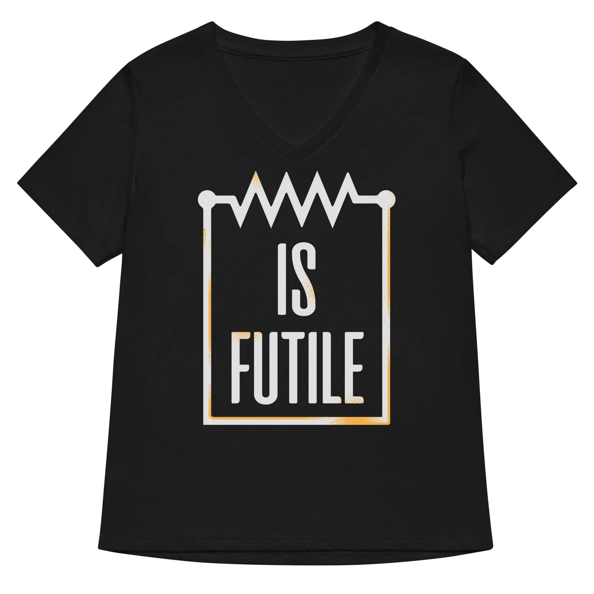 Resistor Is Futile Women's V-Neck Tee