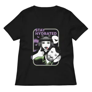 Stay Hydrated Women's V-Neck Tee