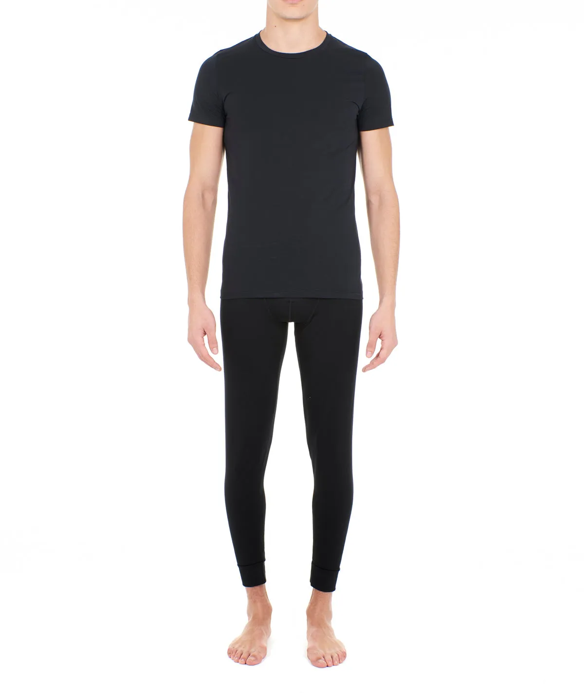 Supreme Cotton Tee-Shirt Crew Neck | Black 401330-0004