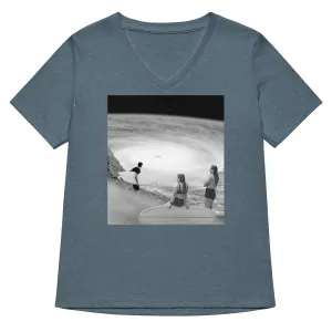 Surf's Up Women's V-Neck Tee