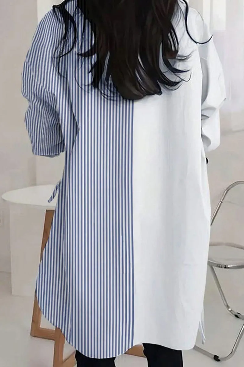 Tassel Charm Hi-Lo Button Shirt