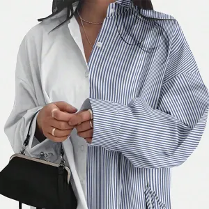 Tassel Charm Hi-Lo Button Shirt