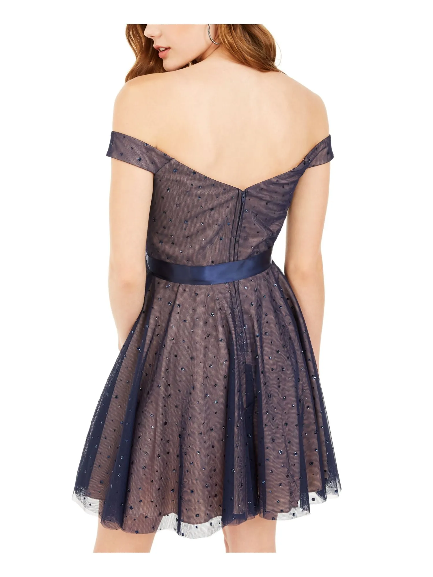 Teeze Me Junior's Mini Formal Cocktail and Party Dress Blue Size 1