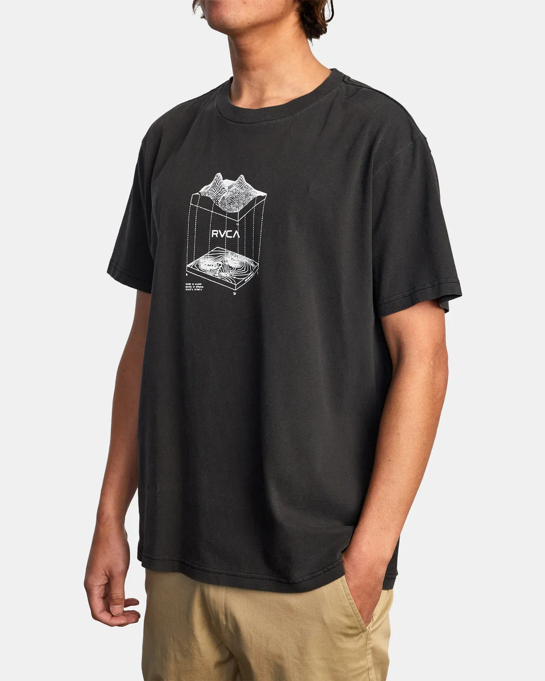 Topographic Tee - Black