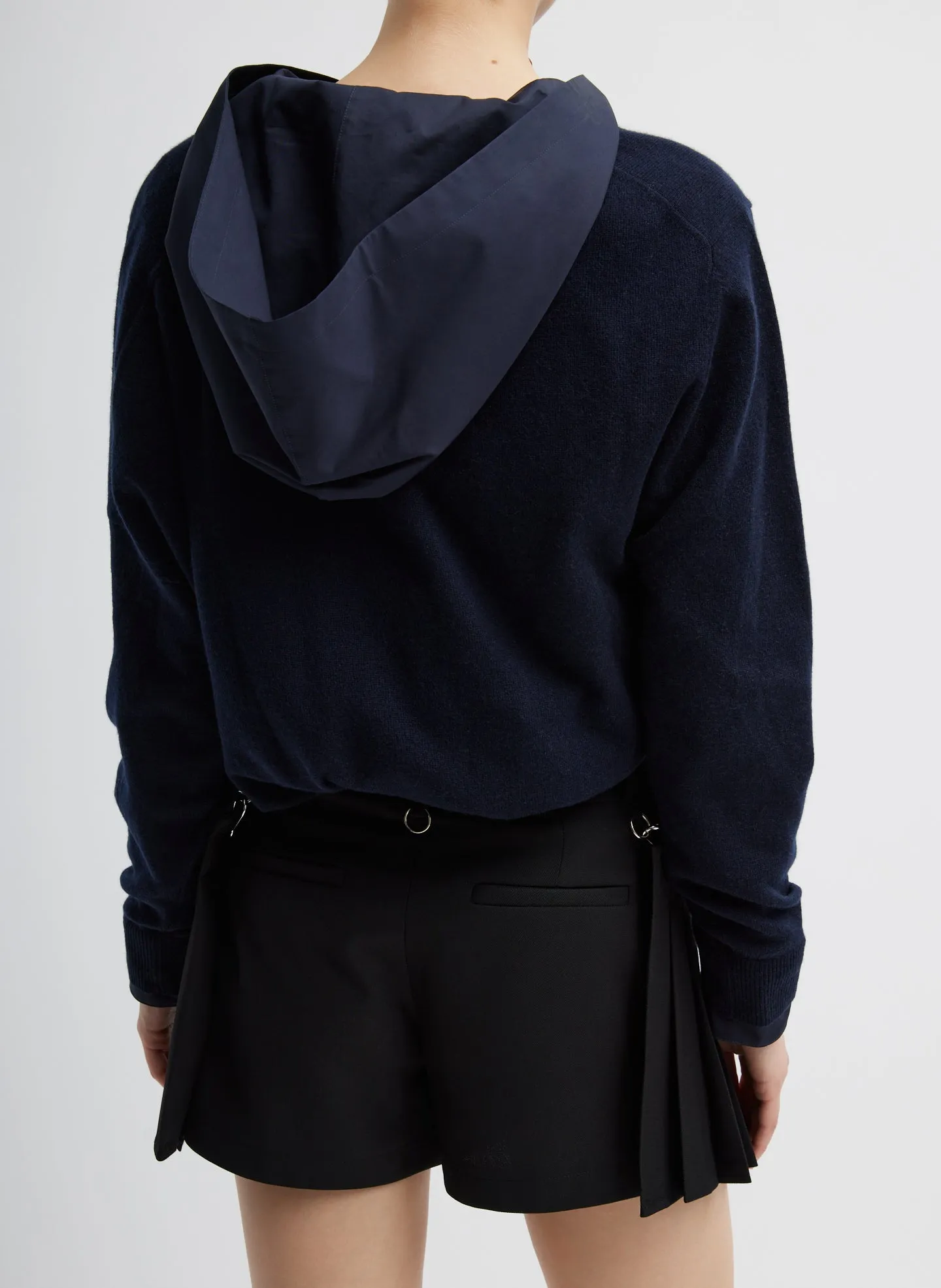 Washable Cashmere Warp V-Neck Pullover