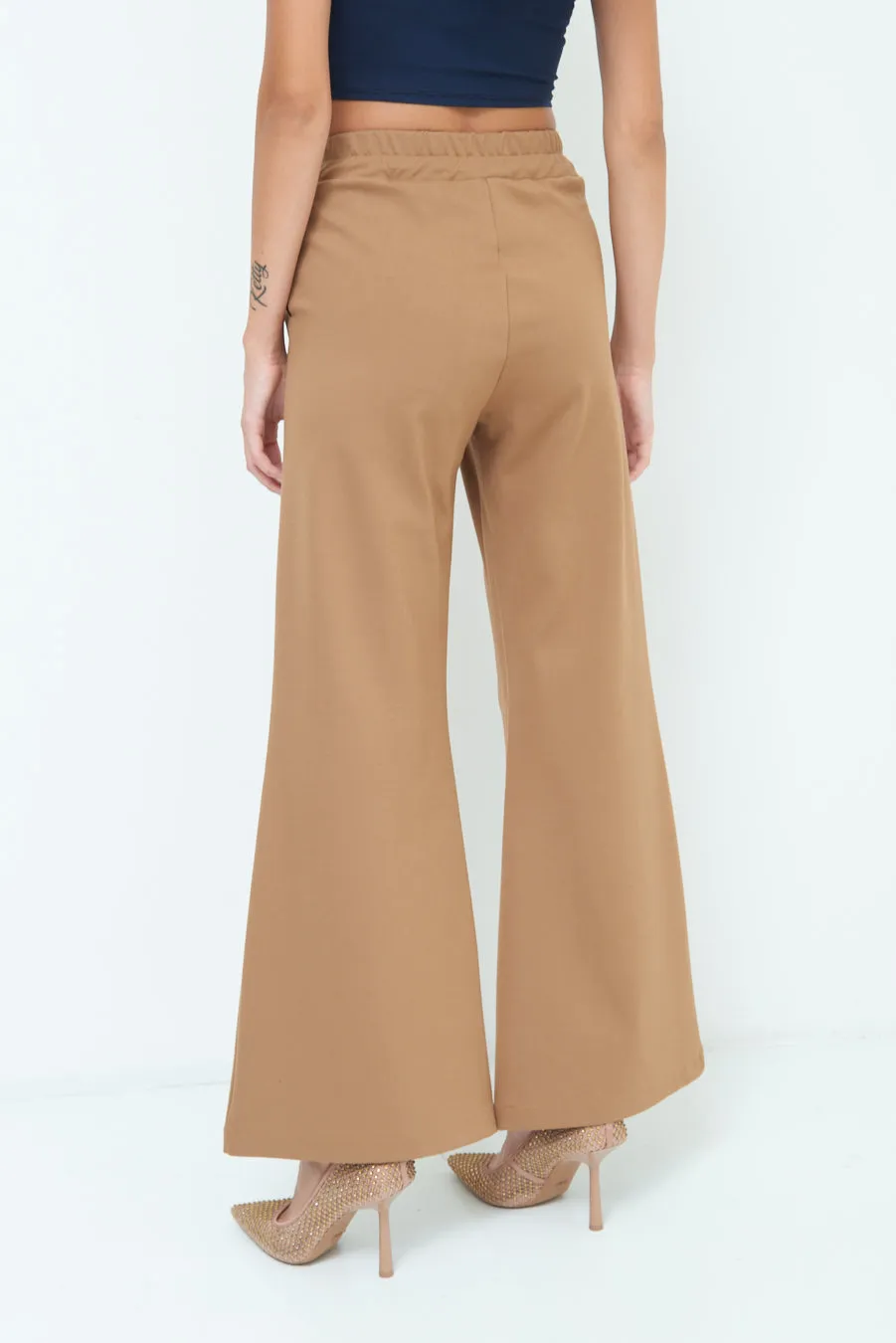 Wide leg high-waisted pants wholesale