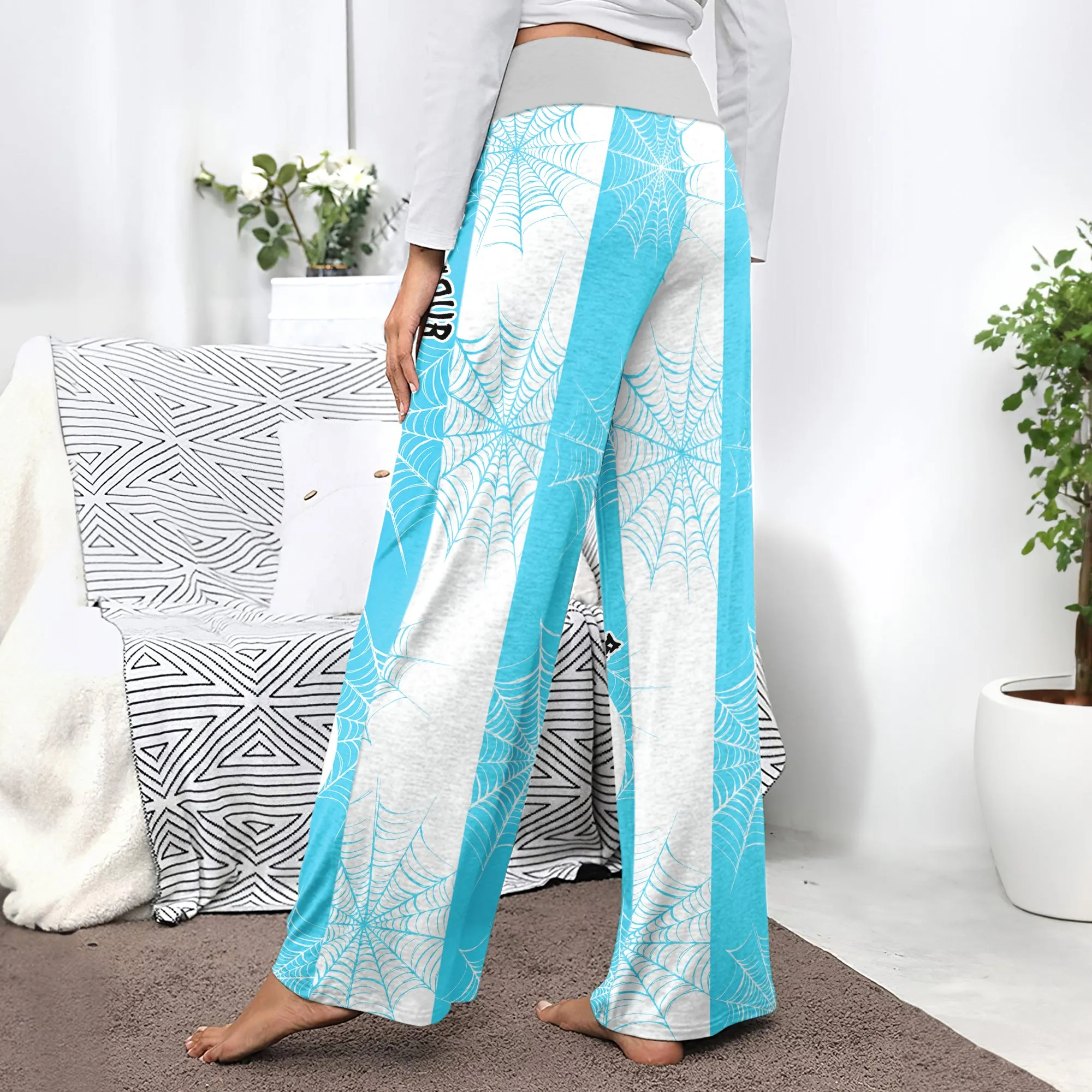 Worst Nightmare Theme Women's High-waisted Wide Leg Pants